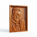 13x17 inch Personalized Wooden Portrait – Custom Photo Engraved Wooden Frame Gift
