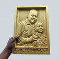 10x14 Inch Customized Wooden Portrait | Personalized Photo Engraved Wooden Frame Gift