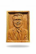 Custom Wooden Portrait | 12×16 Inch | Personalized CNC Carved Wall Art